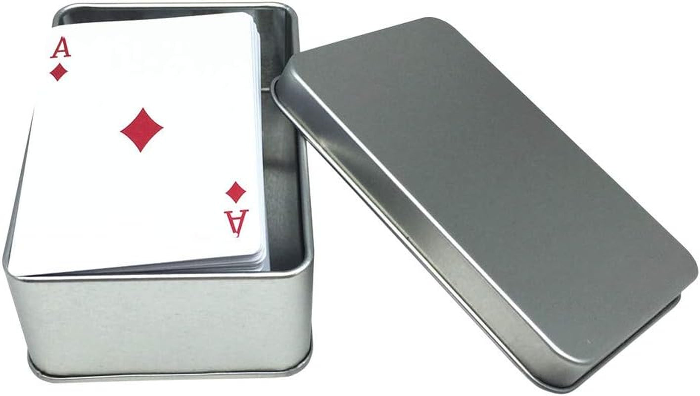 ♠️ Plastic Braille Playing Cards – 54 Durable, Full-Color Cards with Tactile Markings 🎴 | Premium Deck in Metal Case | 87mm x 58mm | All Ages