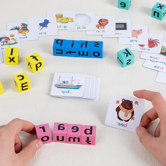 Wooden Alphabet Spelling Game – An Inclusive Learning Tool for All Children, Including Those with Learning Disabilities
