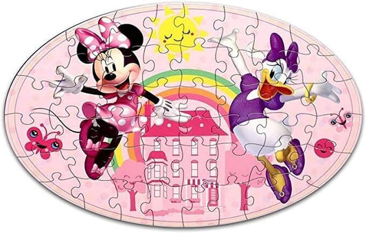 Giant Minnie Mouse Floor Puzzle – 46-Piece Learning Activity for Early Childhood Development