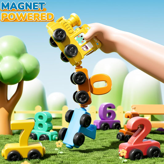 Magnetic Number Train Set – Montessori Counting & Color Sorting Toy for Toddlers | Educational Preschool Learning Gift for All Kids, Especially Helpful for Autism, ADHD & Learning Disabilities Ages 1–4