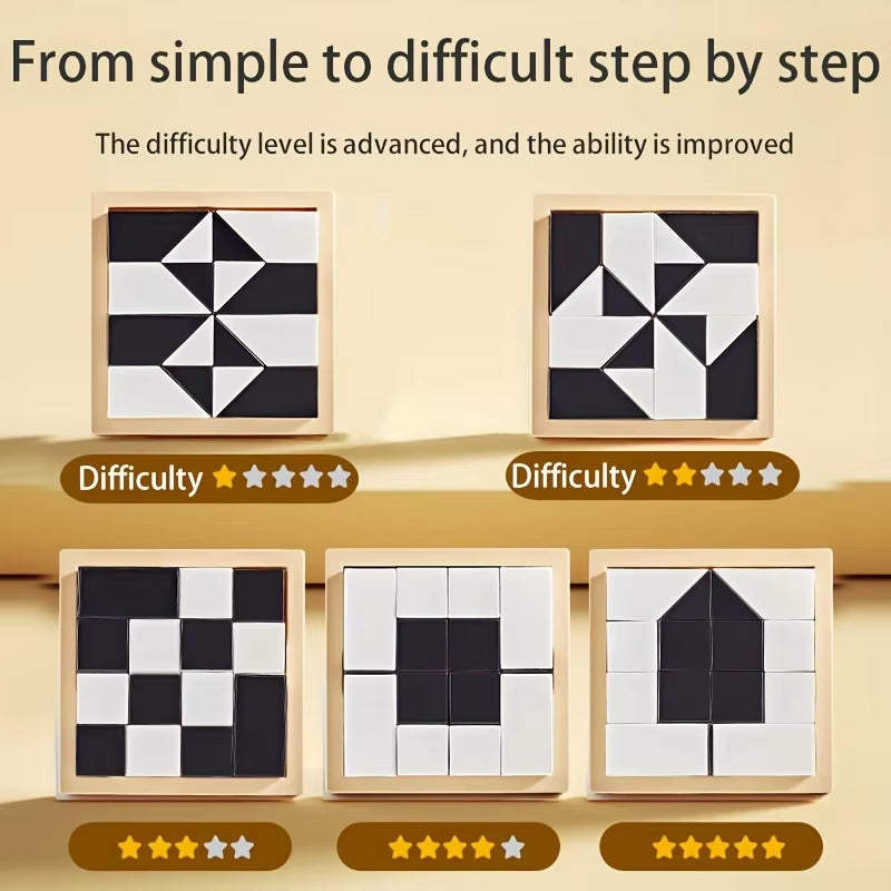 120-Level Hidden Block Puzzle – Designed for children aged 3 and up, this engaging puzzle enhances logic and spatial reasoning. 
