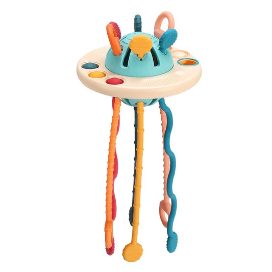Montessori Sensory Development Baby Toy – Pull String & Finger Grasp Training for Early Learning
