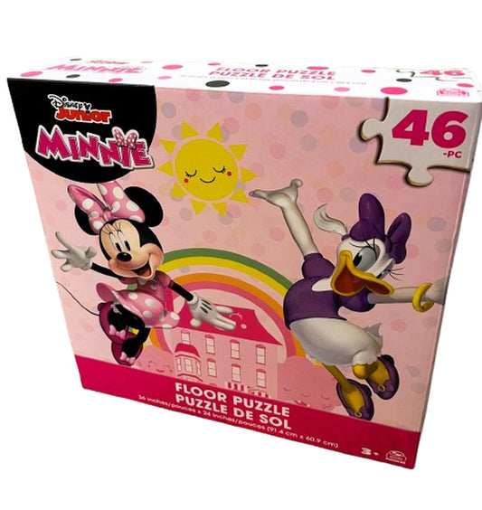 Giant Minnie Mouse Floor Puzzle – 46-Piece Learning Activity for Early Childhood Development