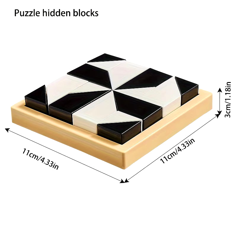120-Level Hidden Block Puzzle – Designed for children aged 3 and up, this engaging puzzle enhances logic and spatial reasoning. 
